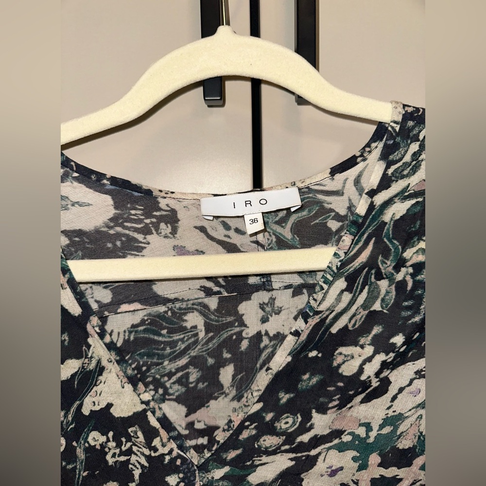 IRO drawstrings mini dress size 36 - Picture 2 of 5